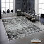 Conceptum Wookece319 Alfombra 100 x 150 cm Blanco, Gris y Negro